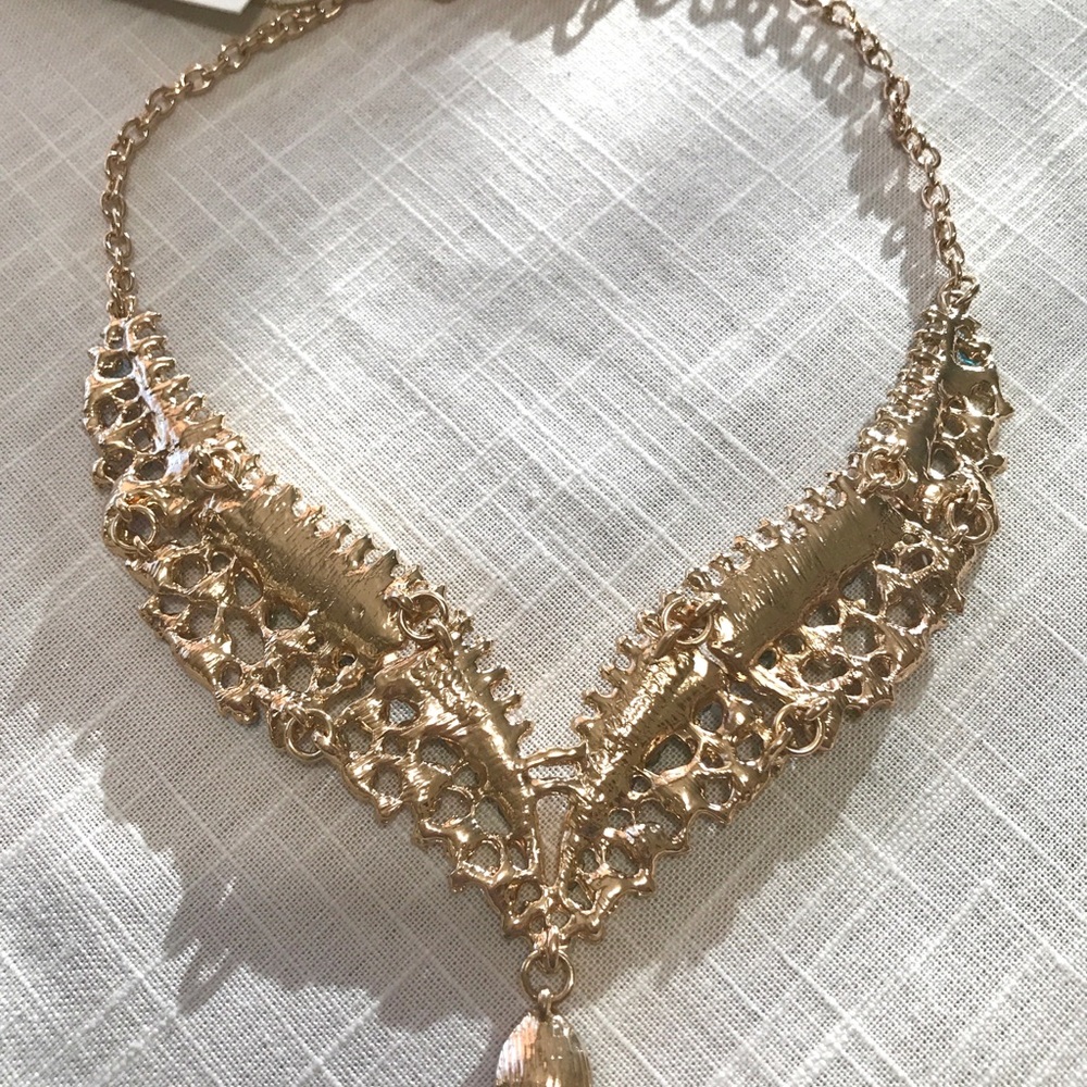 Stunning Eye Candy Magical Statement Necklace New - image 4